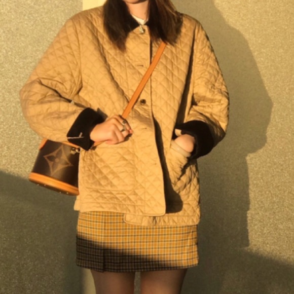 Uniqlo Jackets \u0026 Coats | Uniqlo Women Quilted Jacket (Ines de La Fressange) | Color: Orange | Size: M | Kkqtraish's Closet